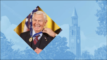 Andy Griffith's well-known acting career began at Carolina, a path he described during a 1978 University Day speech in Memorial Hall. (Submitted photo)